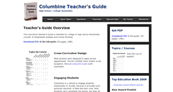 Desktop Screenshot of columbine-instructor-guide.com