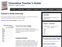 Tablet Screenshot of columbine-instructor-guide.com